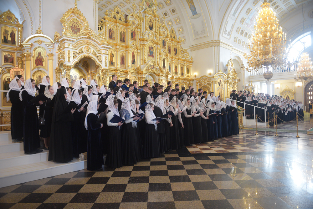Певчие хор Преображенский собор Белгород
