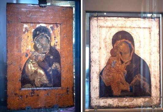 Состоялась передача Владимирской и Донской икон Божией Матери